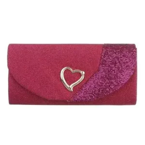 Pochette bicolore cuore