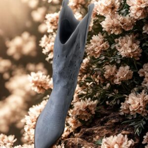 Stivale texano blue indaco